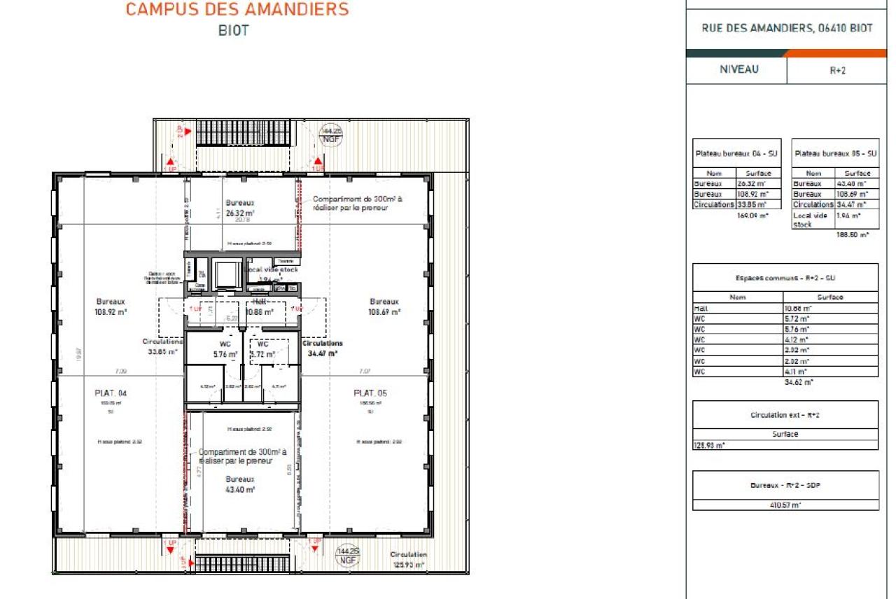 Bureau Biot 1656m² Location bureau Biot Alpes-Maritimes OLBUR2207722 21
